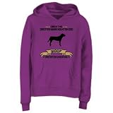 Sweatshirt Woman Lilac Obey The Greater Swiss Mountain Dog ... Woof ! Dog