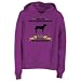 Sweatshirt Woman Lilac  Obey The Greater Swiss Mountain Dog ... Woof !  Dog