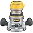 DEWALT DW618 2-1/4 HP Electronic Variable-Speed Fixed-Base Router