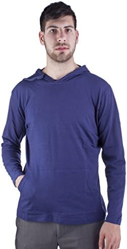 ARCTIC POLE Mens Tri Blend Long Sleeve Hoodie with Pockets X Large, Navy