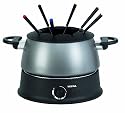 Tefal EF 3000.10 Fondue 1.200 Watt mit sechs Gabeln silber