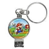 Key Chain Nail Clippers of Super Mario Bros. Super Paper Mario Land Jump
