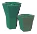 BRELLA VASE - Duet Pack - 5 and 10 inch - Opaque - Garden Green - Patio Umbrella Vase