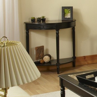 French Country Entryway Table with Faux Marble Top Image French Country Entryway Table with Faux Marble Top