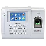 Fingertec Biometric Time and Attendance System of the Future, AC100C This Full Color System Incorporates Fingerprint Verification Technology To Produce Precise Clocking times Storing up to 3,000 Fingerprint Templates