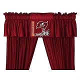 Sports Coverage NFLBucDV Tampa Bay Buccaneers Drapes and Valance