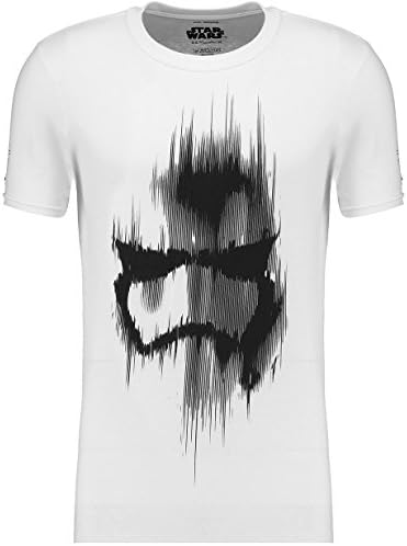 Industrialize Mens White Star Wars Storm Trooper Mask Print Tee Top T-Shirt XL