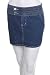 Denim Mini Skirt with Fashion Metallic Stitching - New!