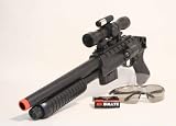 New Airsoft Shotgun Rifle Gun w Scope & Laser Light