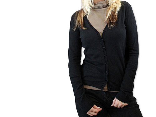 GIN TONIC Strickjacke Damen Schwarz – Strickjacke – schwarz , Größe M Reviews