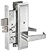 Mortise Lockset, Lever, Privacy, Grd. 1