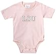 LSU - Pink Baby Creeper