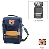 Auburn University Duet Wine Tote - Navy Embroidered