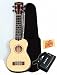 Kala KA-SSTU Soprano Travel Ukulele Bundle with Hard Case, Tuner, and Polishing Cloth