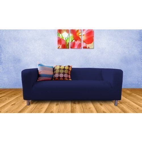 Buy Cheap Ikea Klippan 2 Seater Sofa Replacement Slip Cover, Navy Blue