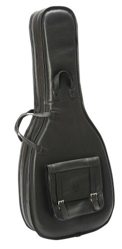 Levys Leathers Leather Deluxe Guitar BagBlack