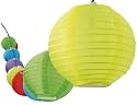 Solar-Lichterkette mit 10 bunten Lampions