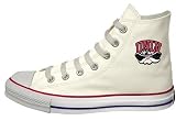 Converse Chuck Taylor All Star Hi Top Unbleached White University of Nevada Las Vegas (UNLV) Mascot Canvas