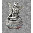 Pewter Fairy statue Jewelry treasure Box Sculpture New (The Digital Angle Decor)