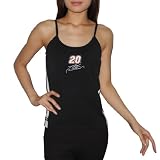 Womens Nascar Joey Lagano #20 Soft & Comfortable Camisole / Summer Tank Top - Black