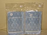 (2) Pair of Vintage Designer Double Outlet Switchplate Cover Set - Use Your Own Wallpaper or Fabric