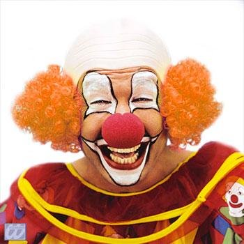 Imagen 2 de Clown Wig with Orange Curls (peluca)