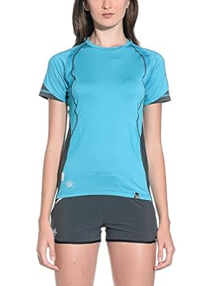 Salewa Camiseta Manga Corta Baghirati Dry W (Azul Claro)