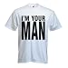 I'm Your Man 1980s T-Shirt (choice of colour)