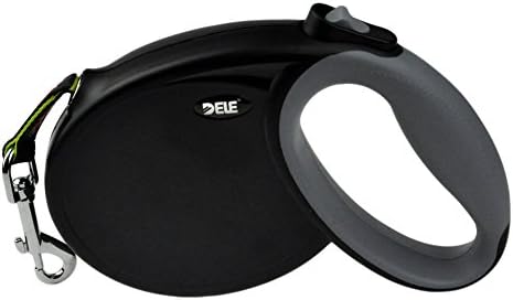 MeowWoof 26Ft Retractable Leash for Dogs Black