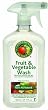 Earth Friendly Products Fruit & Vegetable Wash, 17-Ounce Bottle (Pack of 6)