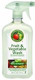 Earth Friendly Products Fruit & Vegetable Wash, 17-Ounce Bottle (Pack of 6)