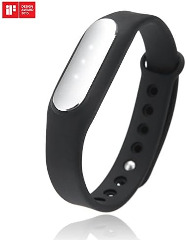 100% Original Xiaomi Heart Rate Monitor Mi Band 1S Smart Miband Bracelet For Android 4.4 IOS 7.0 Tracker Fitness Wristbands- BLACK