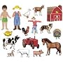 My Farm Friends Pre-Cut Felt Pieces by Little Folk Visuals