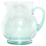 Egyptian Recycled Glass Basic Pitcher 7.5"H 76oz
