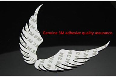 YF Jinpeng Wings Angel Wings 3D Stereo Reflective Metal Personalized Car Stickers Car Universal , Golden