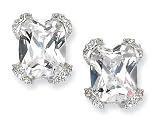 Cheryl M(tm) Sterling Silver Post Earrings