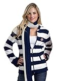 NCAA University of Illinois Kashwere U Rugby Striped Hoodie