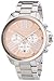 Michael Kors Wren Chronograph Rose Dial Stainless Steel Ladies Watch MK5837