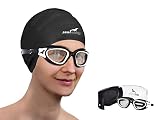 SealBuddy PV10 Panoramic View Goggle Anti-fog and scratch resistant lens (White, Clear)