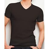(ボディワイルド)BODY WILD 【COTTON 100%】VネックTシャツ BWB315A 97 ブラック LL