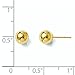 14 Karat Yellow Gold Ball Earrings