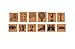ONOR-Tech 40 Pcs Lovely Girl Wooden Rubber Stamp /DIY Diary Stamp Set