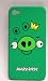 Koolshop Angry Birds iPhone 4 4g 4th generation Back Case Cover - Green Pig