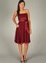 Chiffon Empire Bow Formal XXXL BURG