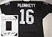 Jim Plunkett Autographed/Hand Signed Raiders Wilson Black Jersey SBXVMVP
