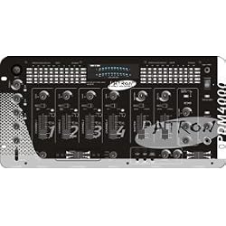 Patron Pro Audio PDM-4000 Professional DJ Mixer with Dual 3 Band Graphic Equalizer, Crossfader and 6 Effect Sound 4 Channel