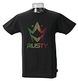 RUSTY(ラスティ) Tシャツ ブラック BLK