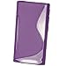 iGadgitz Dual Tone Purple Durable Crystal Gel Skin (TPU) Case Cover for Apple iPod Nano 7th Generation 7G 16GB + Screen Protector