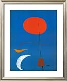 Discover More - Click Here! 41mmp13vUKL. SL160 Entwurf fur eine Tapisserie Framed Art Poster Print by Joan Miró, 34x41