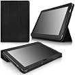 CaseCrown Bold Trifold Case (Black) for Samsung Galaxy Tab 10.1 (compatible w/ Wi-Fi Only)
